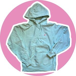 Champion // Reverse Weave Blue Hoodie